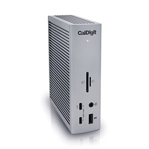 CalDigit TS4 Thunderbolt 4 Dock - 18 Ports, 98W Charging, 40Gb/s Thunderbolt 4, USB-A/C, 2.5GbE, 8K/6K Displays, Mac/PC/Chrome Compatible