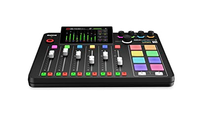 RØDE RØDECaster Pro II All-in-One Production Solution for Podcasting, Streaming, Music Production and Content Creation,Black